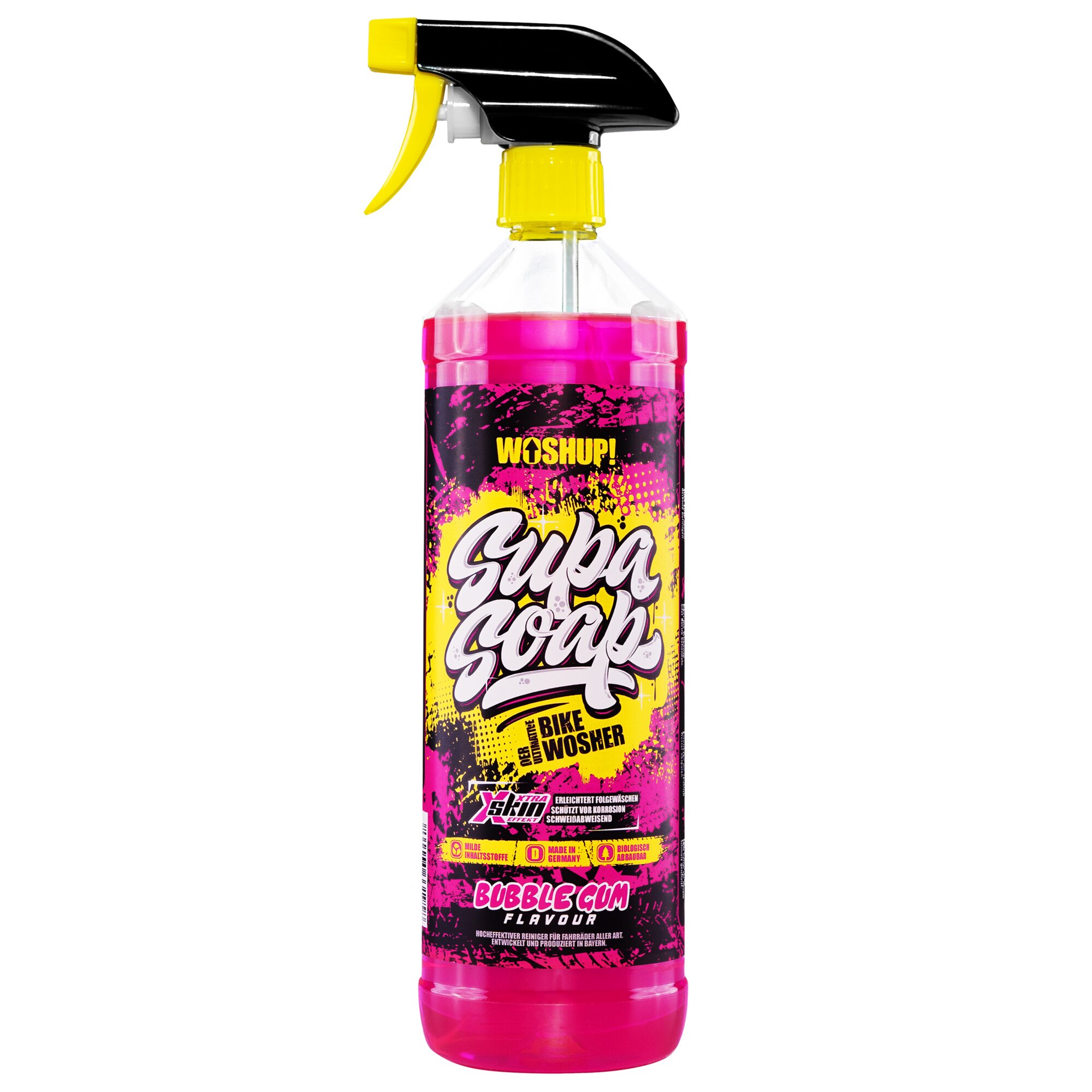 Woshup Fahrradreiniger Supa Soap, Bubblegum, 1 Liter