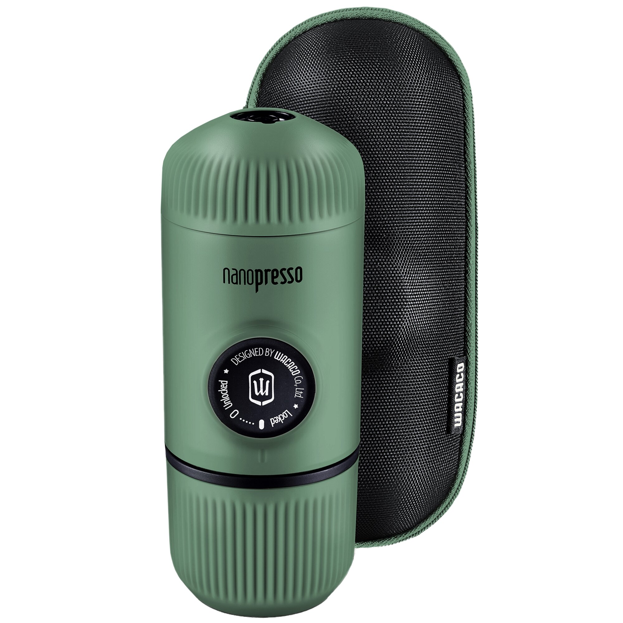WACACO Tragbare Espressomaschine Nanopresso, dunkelgrün