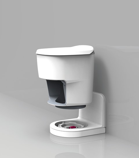 Clesana C1 Toilette mit L-Adapter