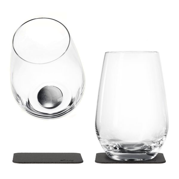 Silwy Magnet-Longdrinkglas Kristallglas 400ml / 2-Set