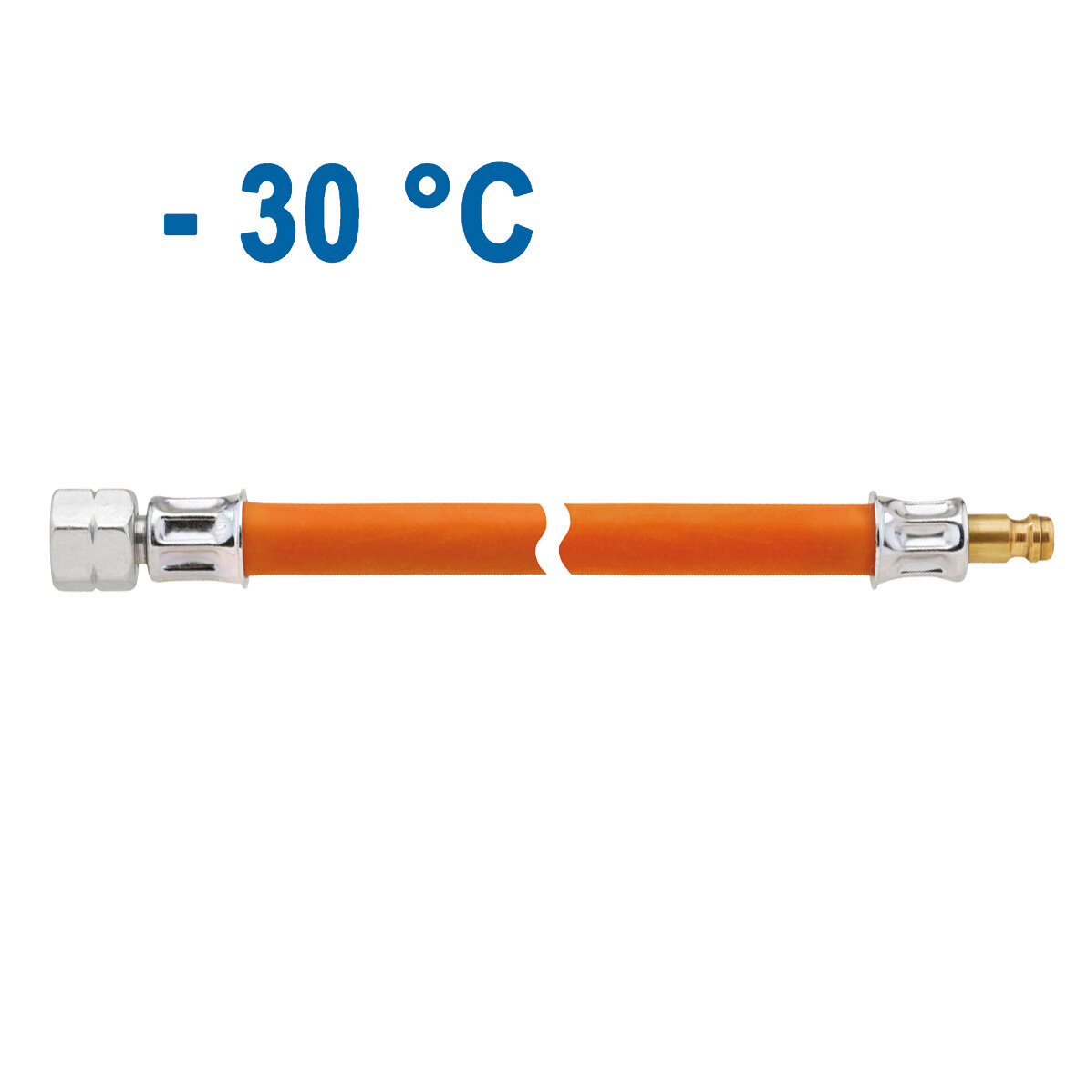 GOK Mitteldruck-Schlauchleitung 10 bar, G 1/4 LH-ÜM x STN, 3000 mm, SB-verpackt