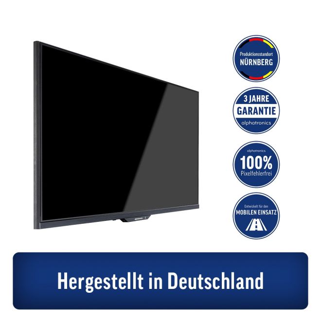 alphatronics Fernseher Smart TV SL-24 DW / 24"