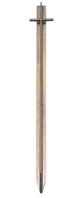 T-Zelthering Eisen 50cm/ 2er / extrem harte Böden