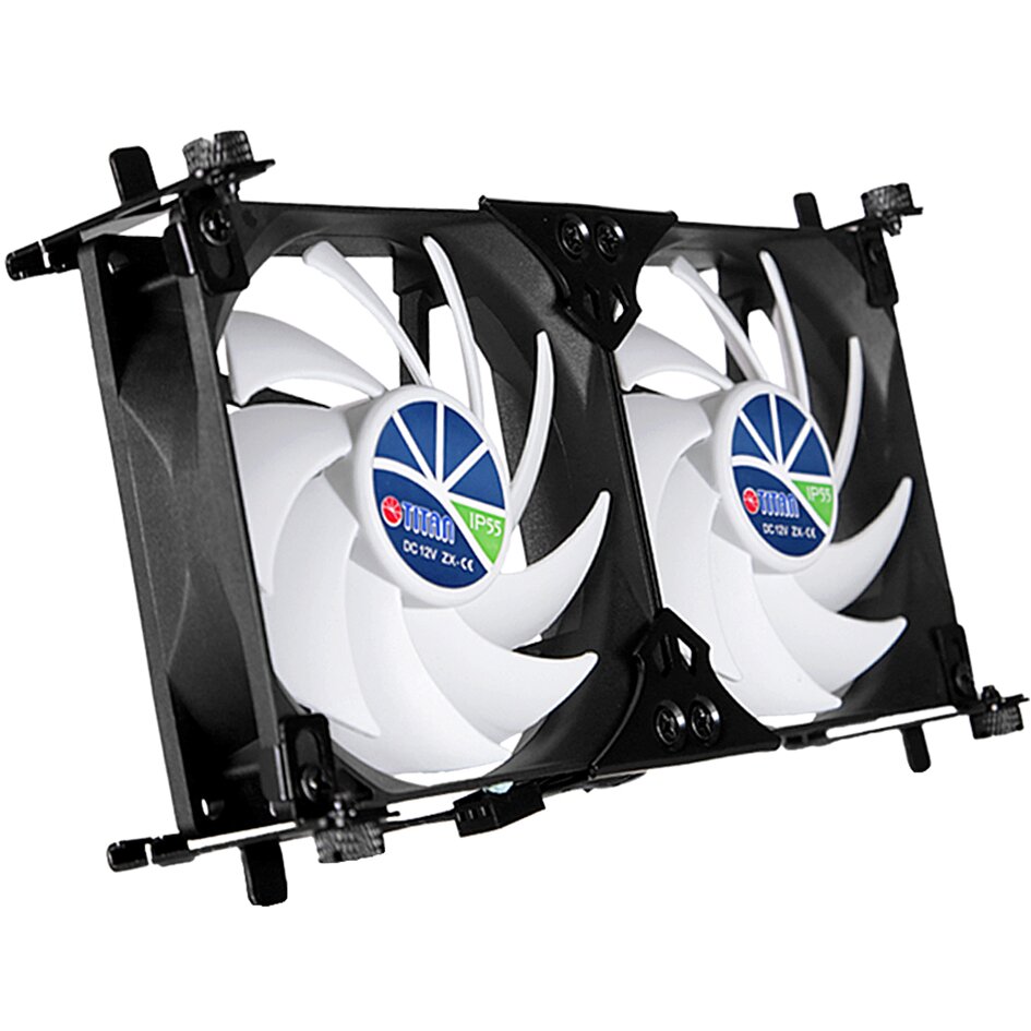 Titan Kühlschrank-Doppellüfter Titan SC22V2+, ø 92 mm