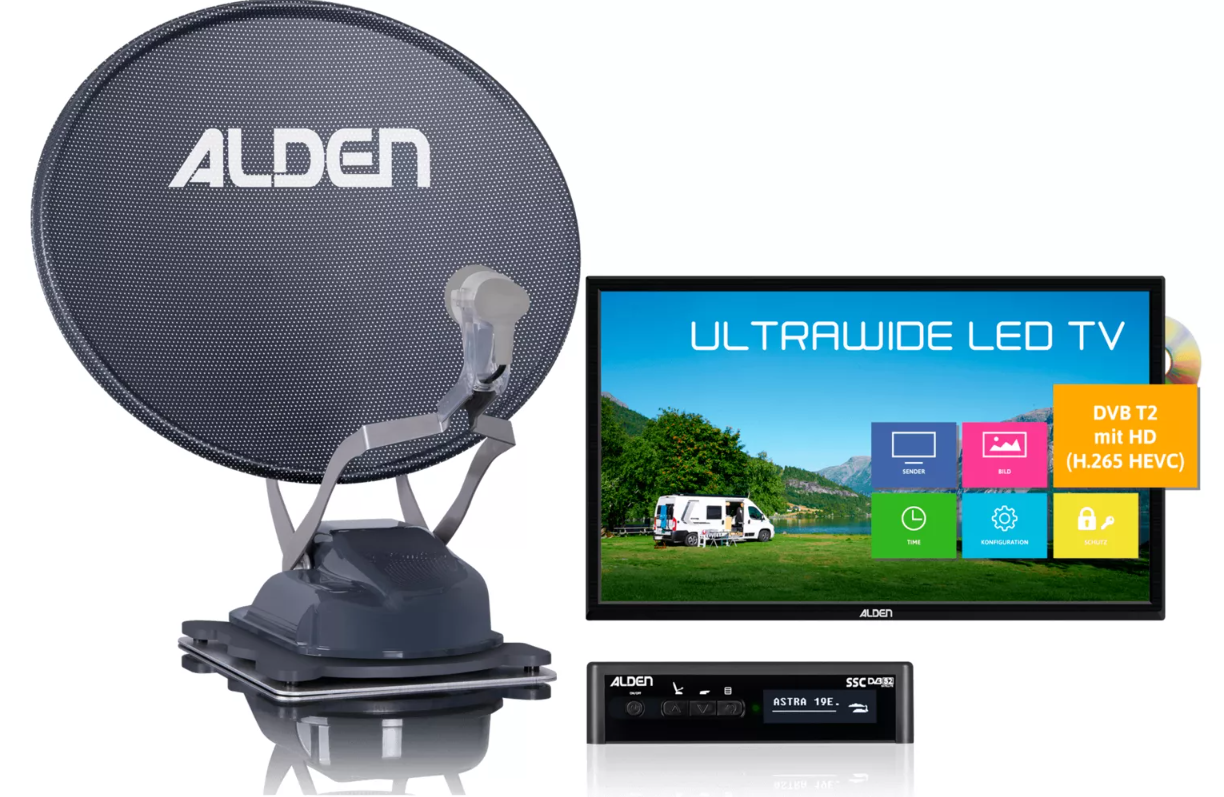 Alden Onlight 60 HD EVO / mit LED TV 22" Platinum