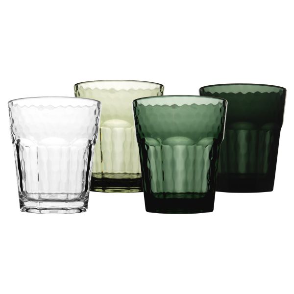 Trinkglas Mix & Match, 200 ml, 4-teilig, grün