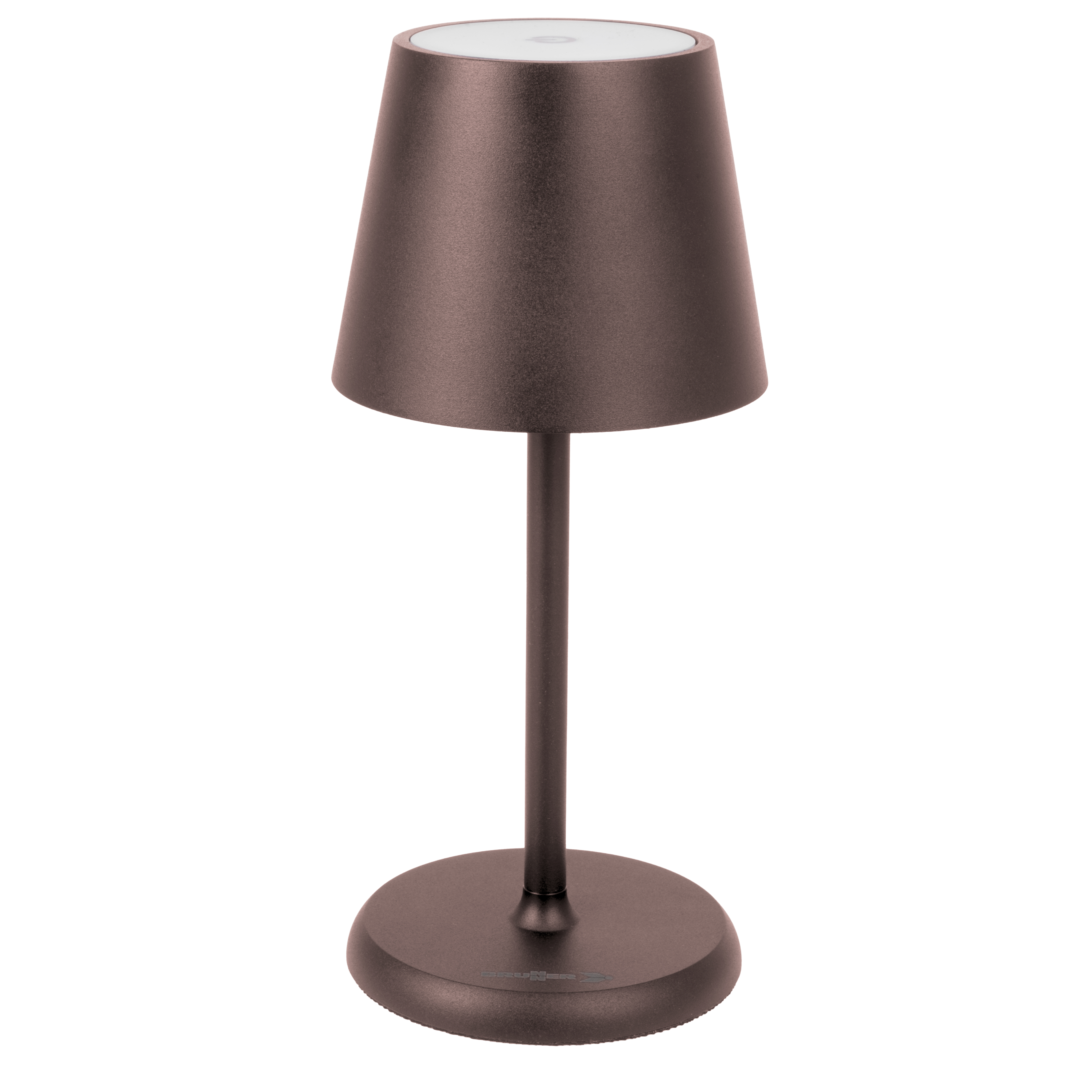 Brunner Akku-Tischlampe LUCIEN mit USB / braun