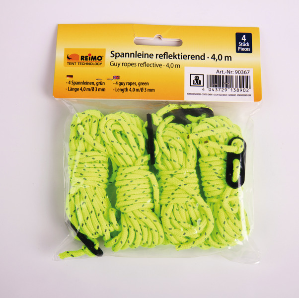 Reimo Tent Spannleine grün-reflektierend / 4x3m