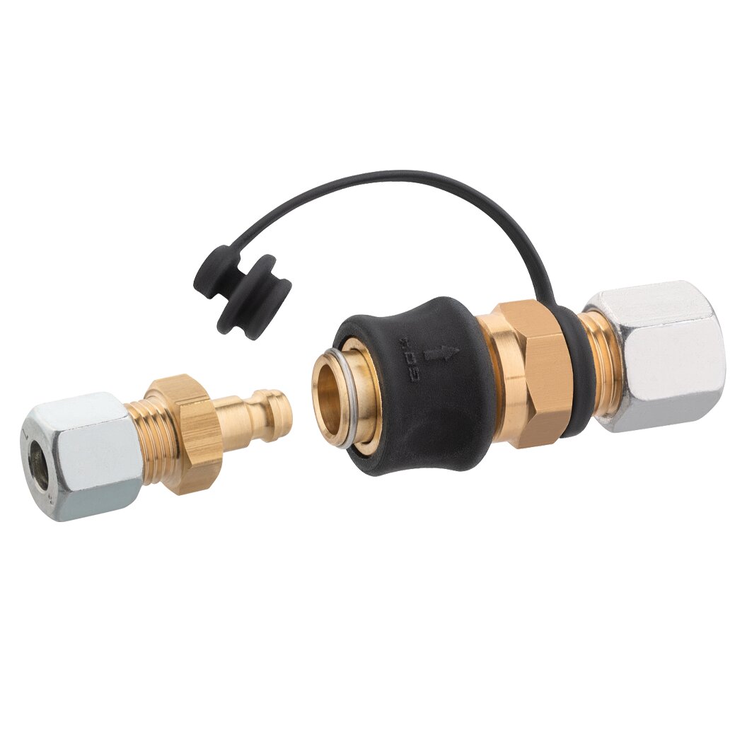 GOK Steckkupplung Set Typ SKU-QR, RVS 8 x SKU und STN x RVS 8