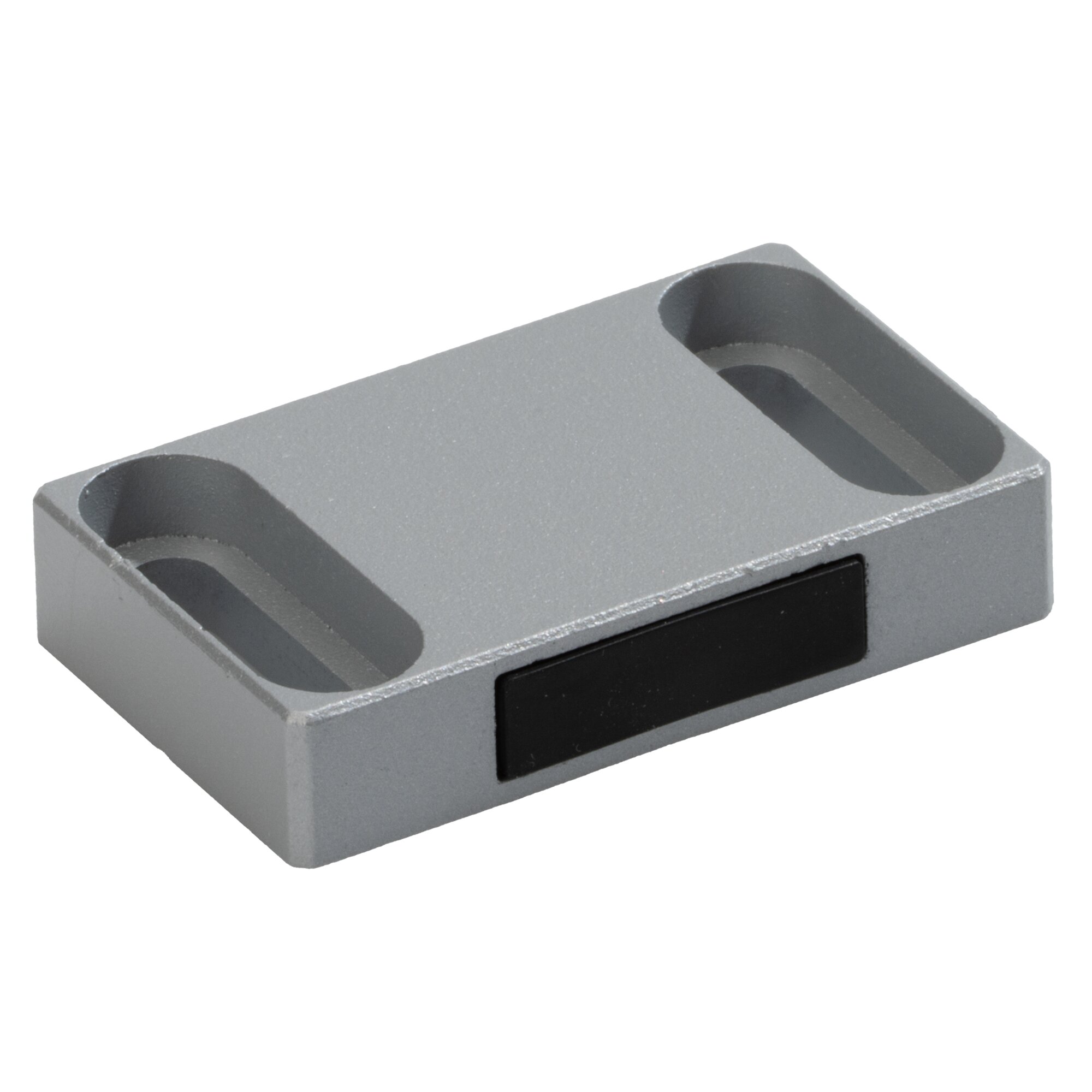 Brugger Magnetsysteme Magnetbeschlag zum Anschrauben, seitlich mit Langloch, grau, MS050NdRe00pv07