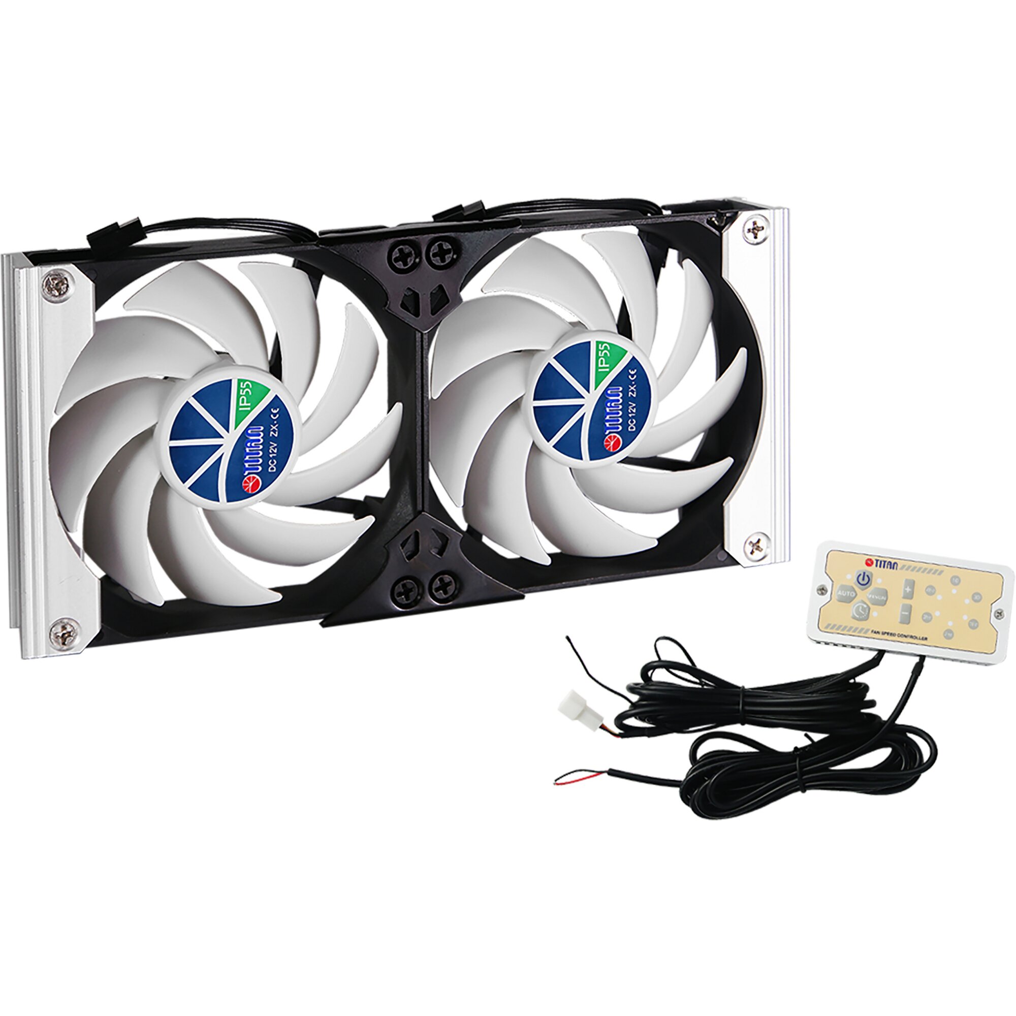 Titan Kühlschrank-Doppellüfter Titan SC20V2+, ø 140 mm