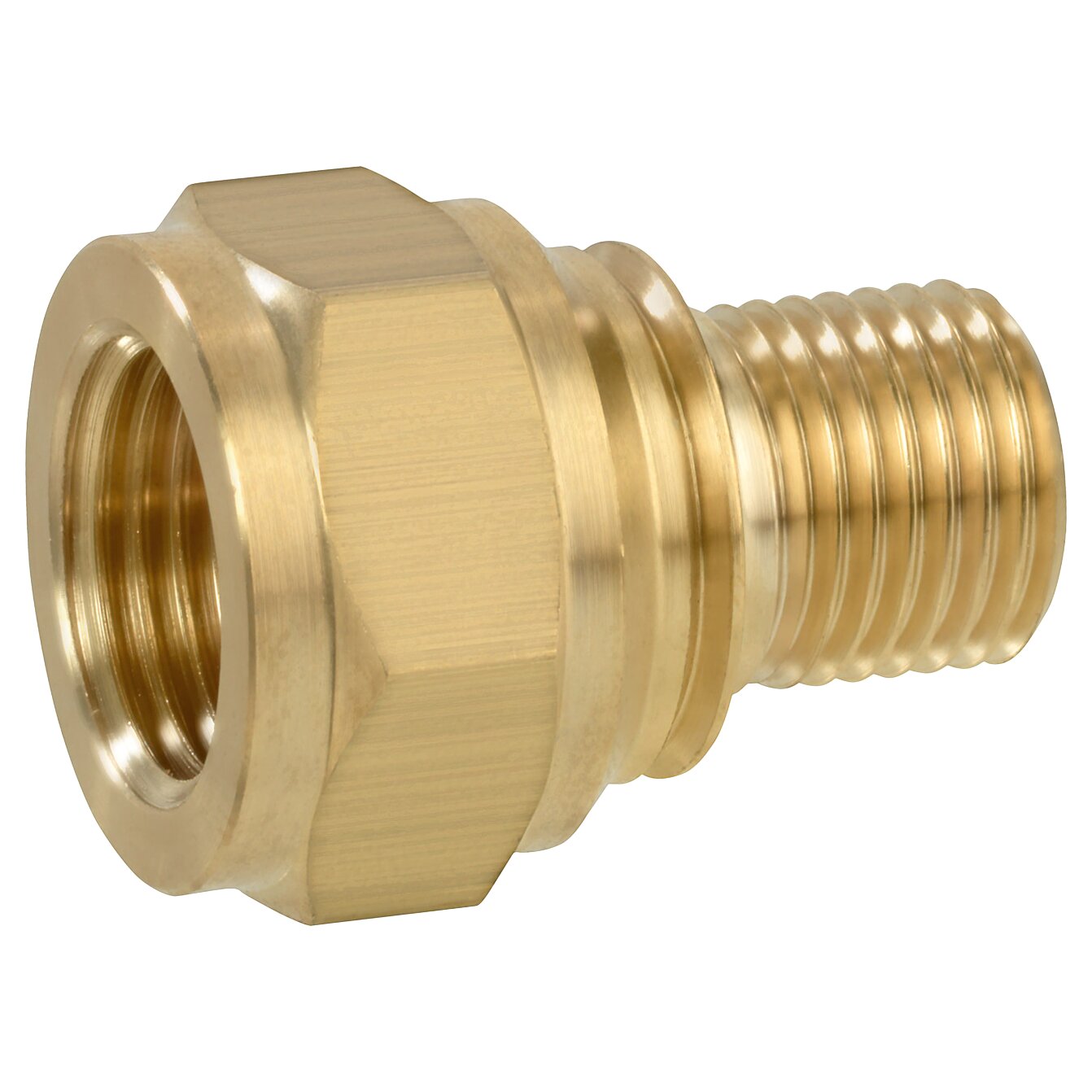 GOK Uebergangsstueck IG-5/8UNFx G1/4LH-KN SV