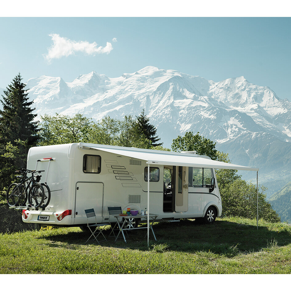Thule Wandmarkise Omnistor 8000, 230V, anthrazit, 5m Tuch Mystic Grey