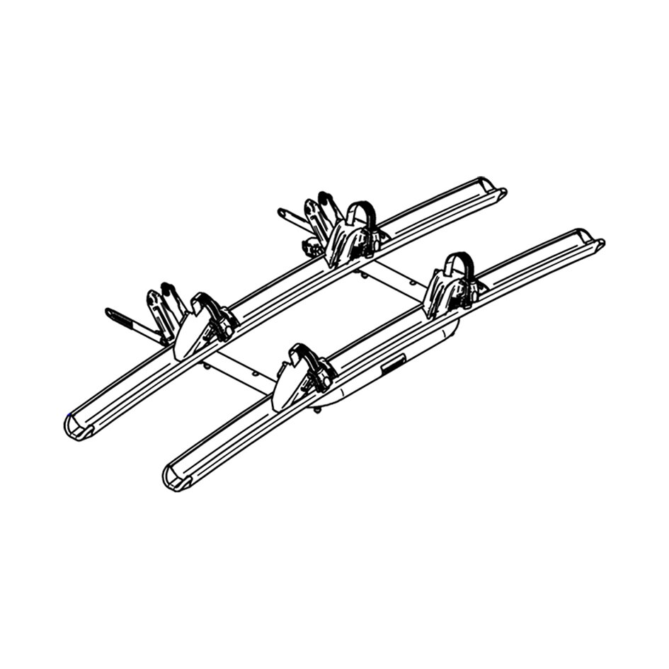 Thule Schienenbügel Thule Lift V16 ohne Schienen