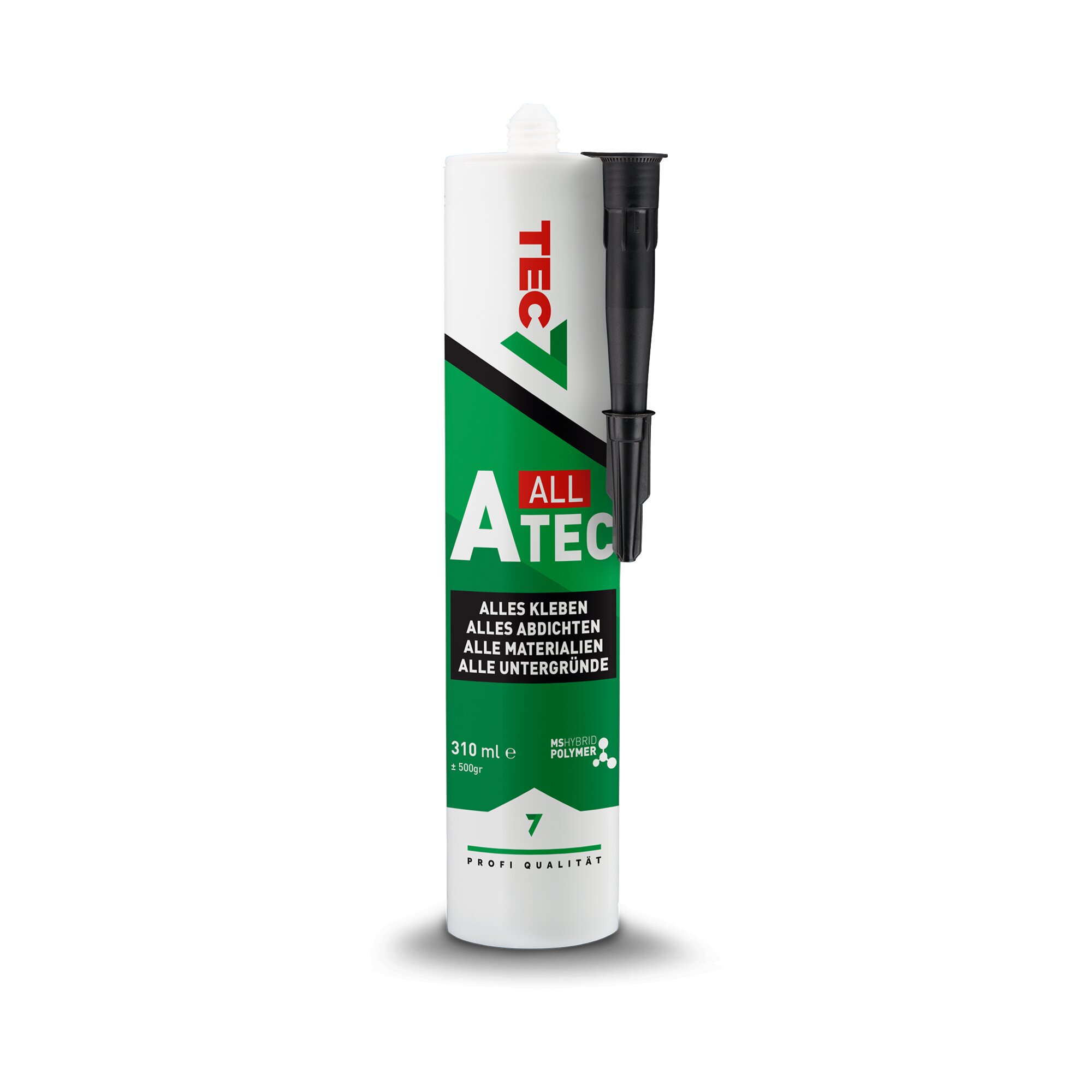 Klebstoff- und Dichtmittel ATEC, schwarz, 310 ml