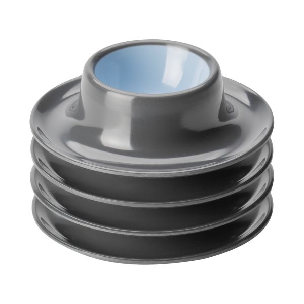 Gimex Eierbecher Vivid Line, hellblau, 4er-Set