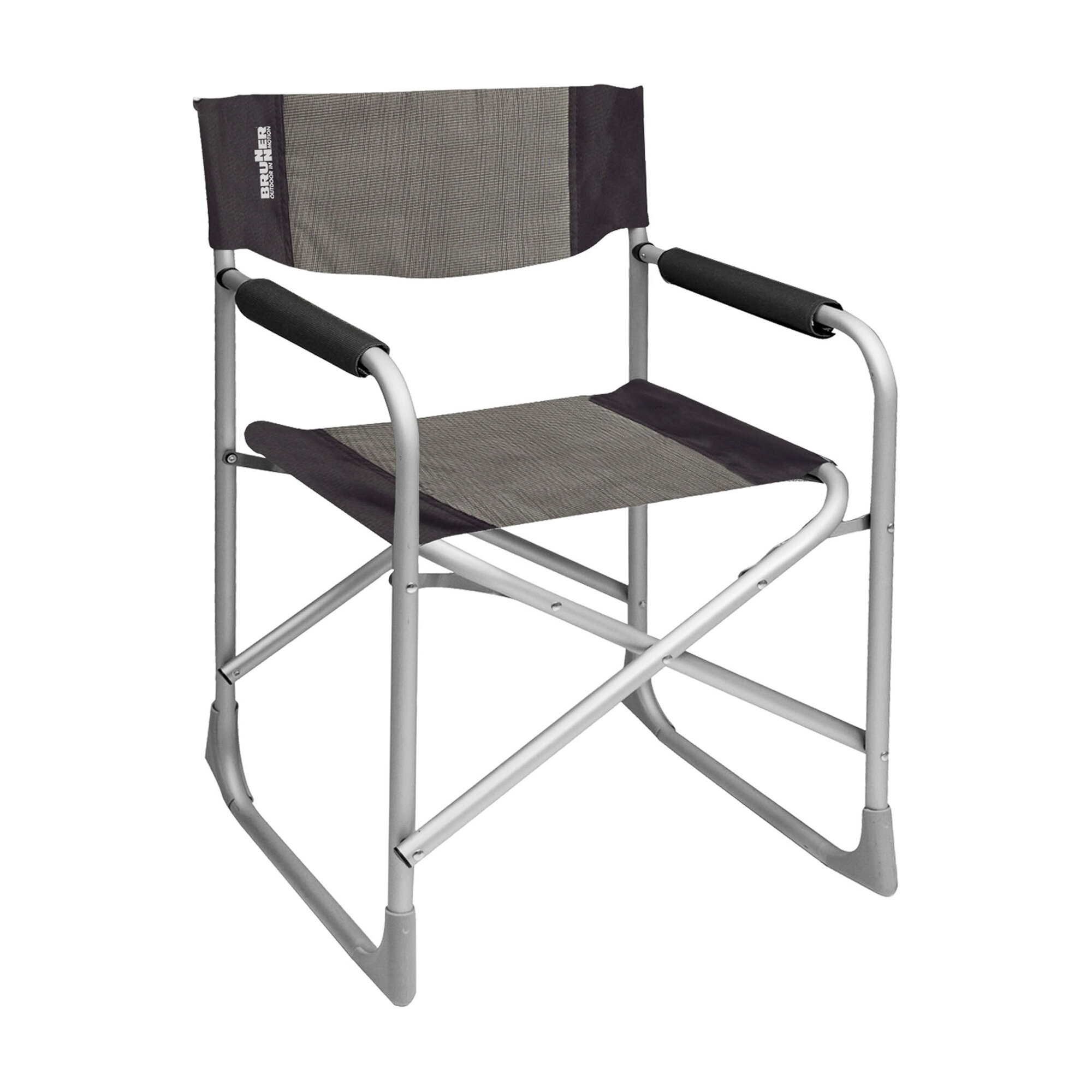Brunner Regiestuhl Captain, grau / schwarz