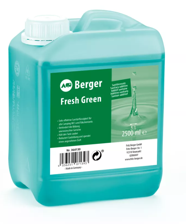 Berger Sanitärflüssigkeit  Fresh Green 2.5l