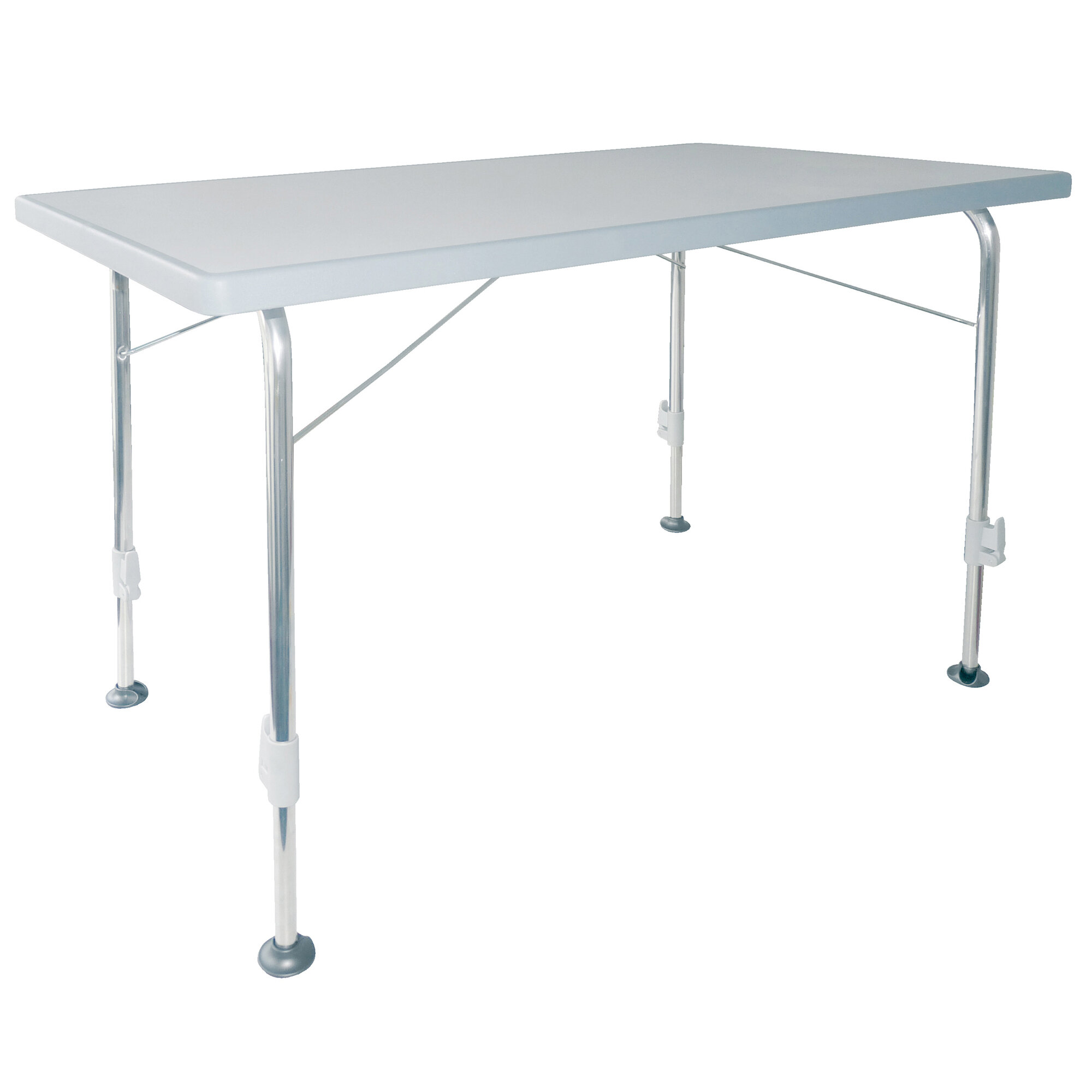 Dukdalf Campingtisch Stabilic, hellgrau, Stabilic 3, 115 x 70 cm