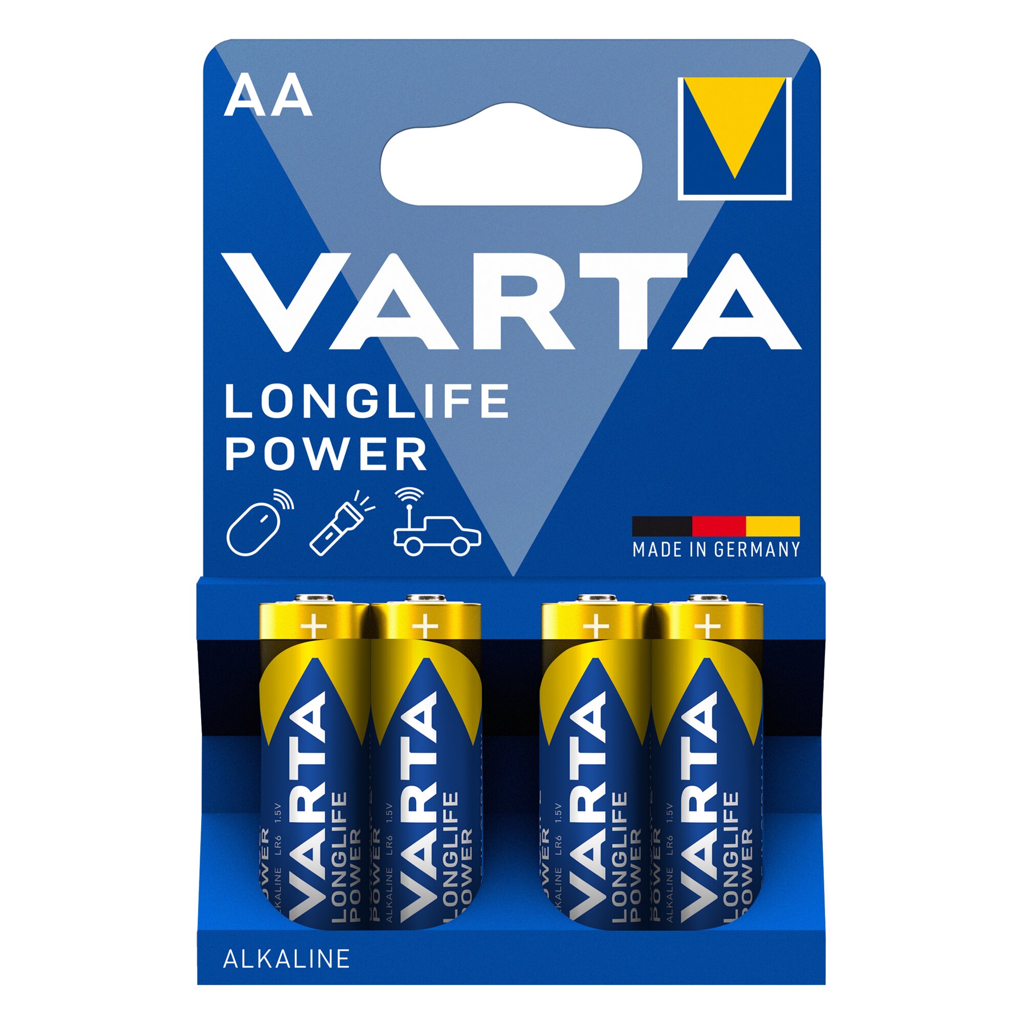 VARTA Batterie Longlife Power AA BL4
