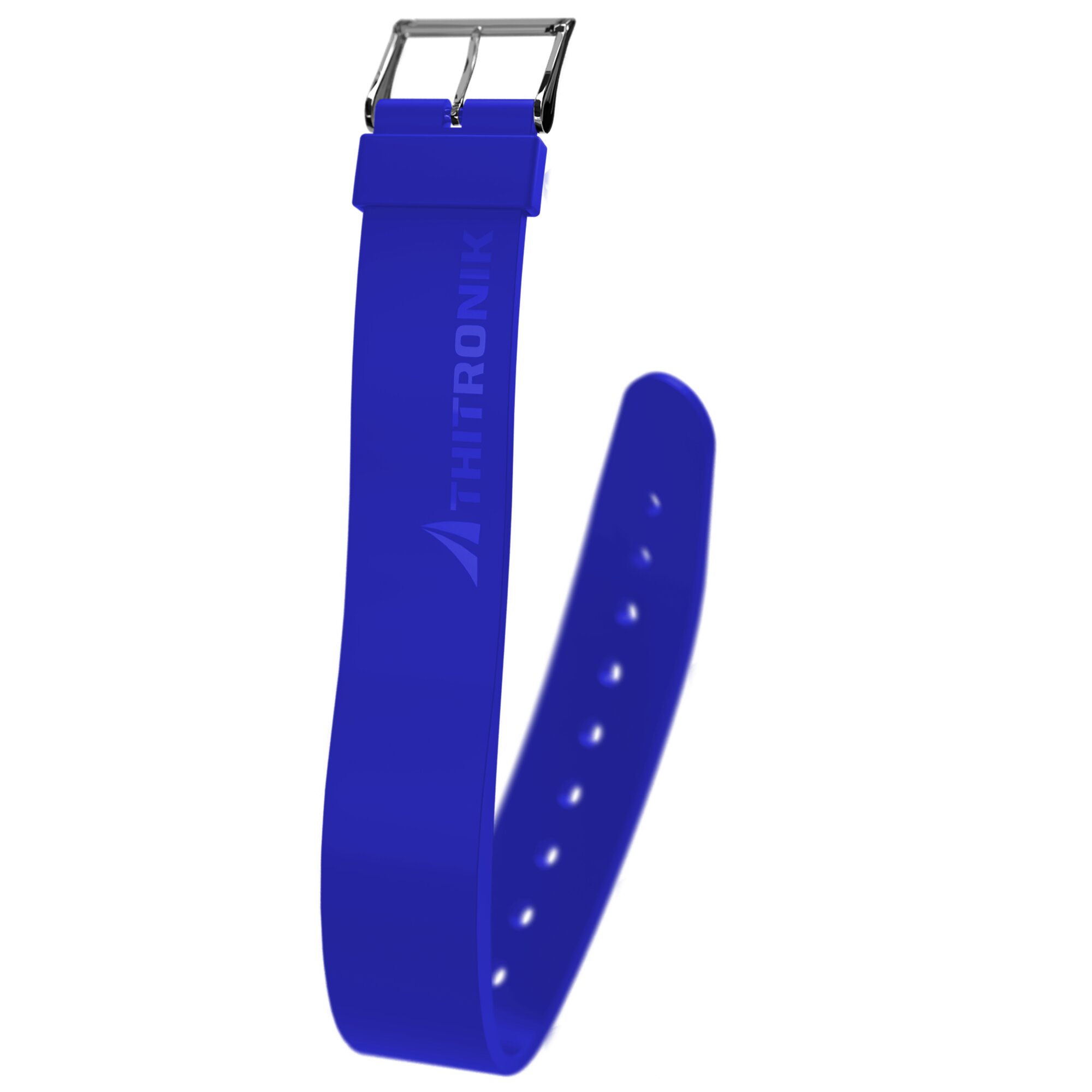 Thitronik NFC-Silikonarmband KeyStrap, blau, L