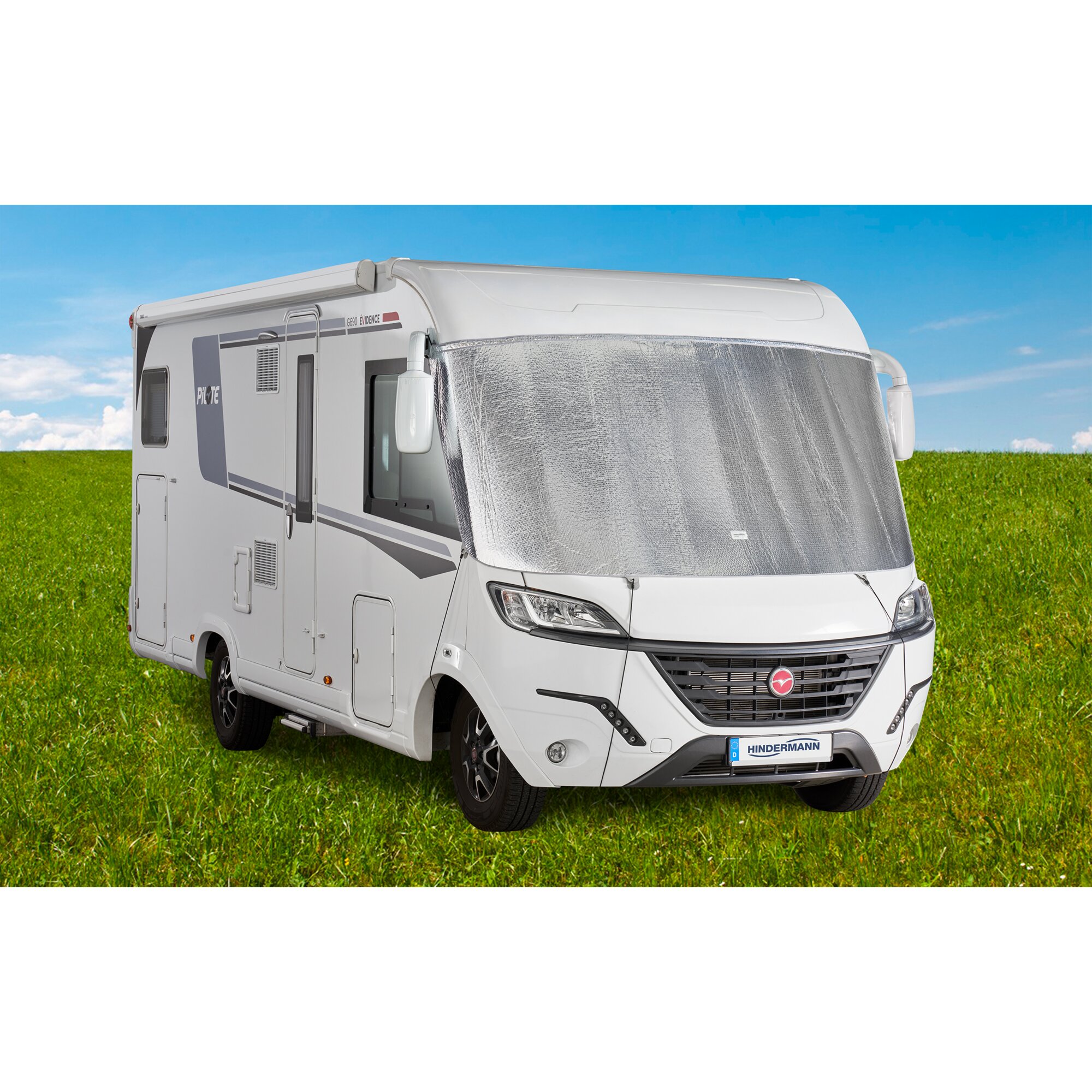 Hindermann Universelle Frontscheibenisolierung, 247 x 130 cm für Reisemobile