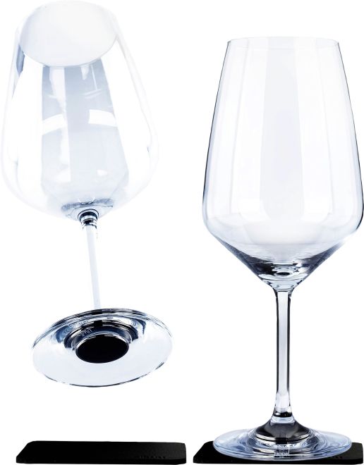 Silwy Magnet Kristall-Weinglas Bordeaux 650ml / 2-Set