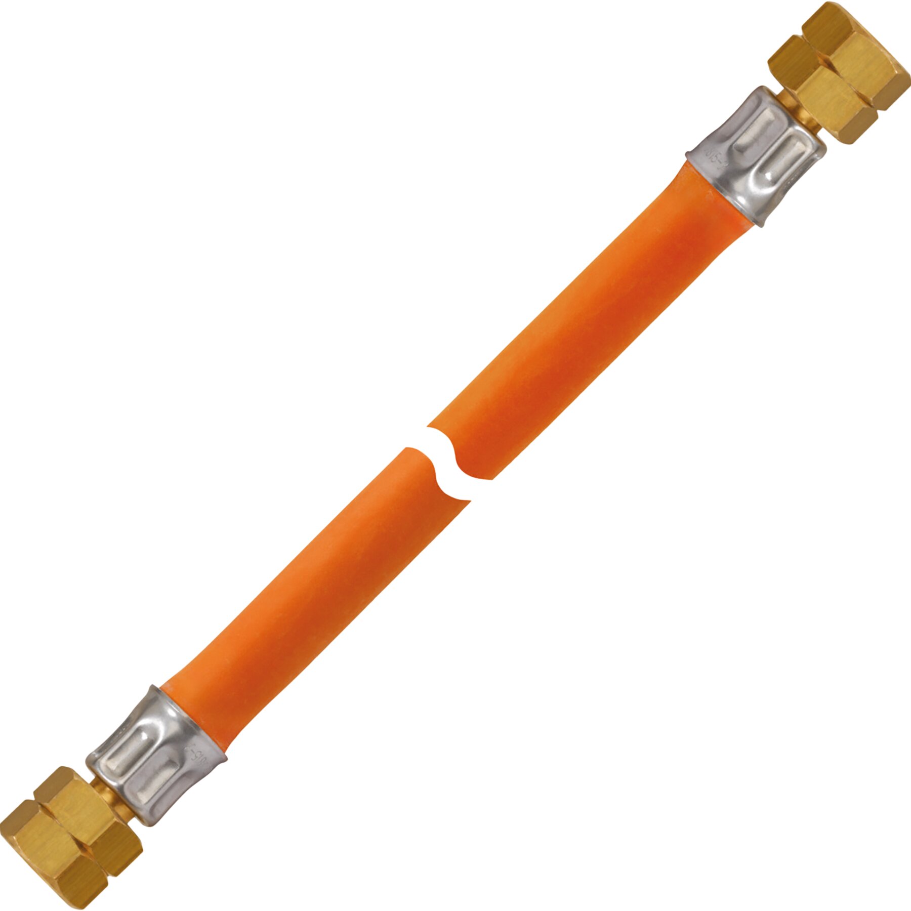 GOK Gas-Hochdruckschlauchleitung 10 bar bds. G 1/4 LH-ÜM x 600 MS