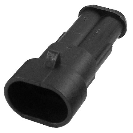 Superseal Stiftgehäuse, 2, 2-polig