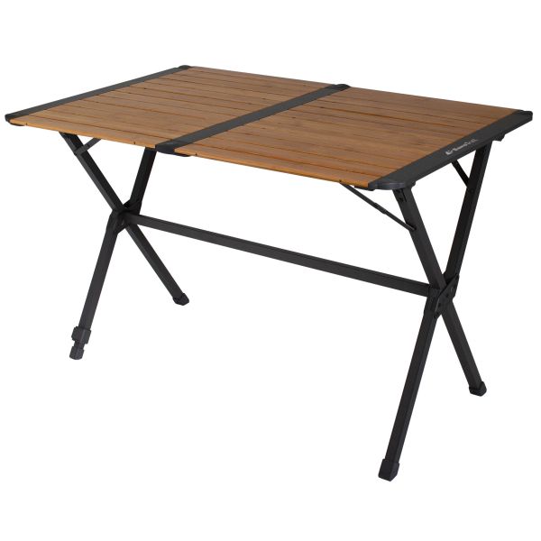 EuroTrail Bambus Rolltisch Chambery 110x70cm