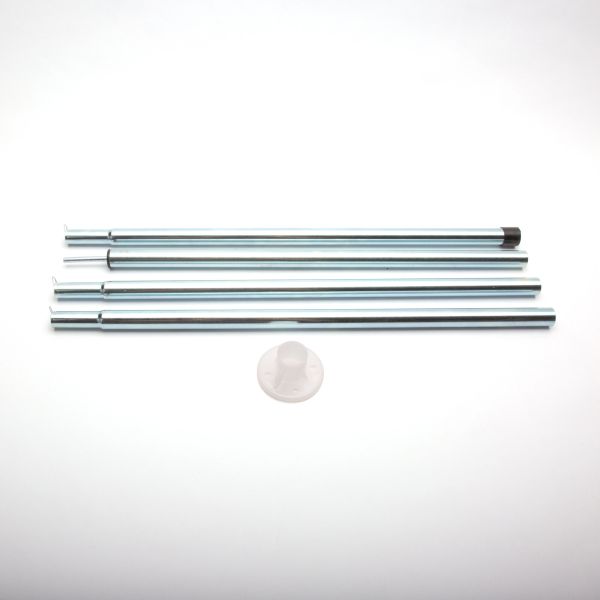 Bent Aufstellstange Stahl 4tlg. 180xø19mm