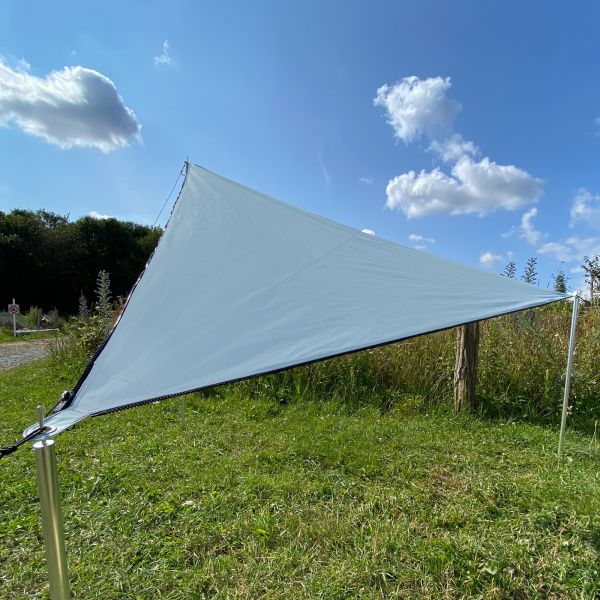 Bent Sonnensegel „TC-Zip Canvas“ Scandinavian, sky gray