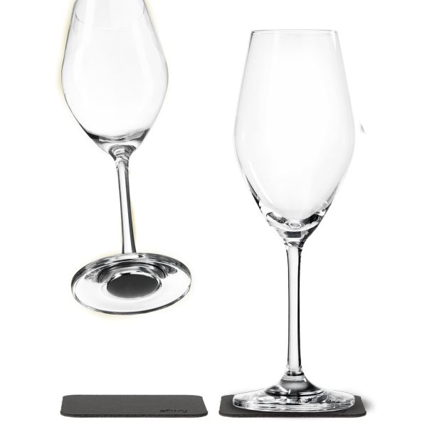 Silwy Magnet-Proseccoglas Kristallglas 200ml / 2-Set