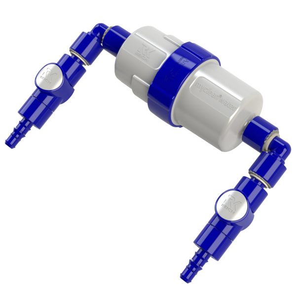 Reich Wasserfilter Einbauset myclean®water sterile, Schlauch, beidseitig gewinkelt