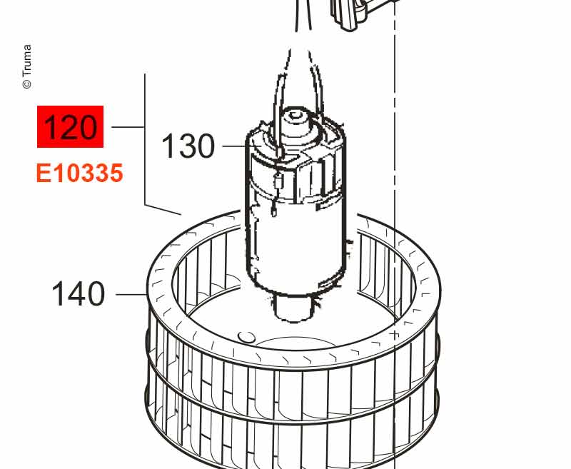 Truma Gleichstrommotor