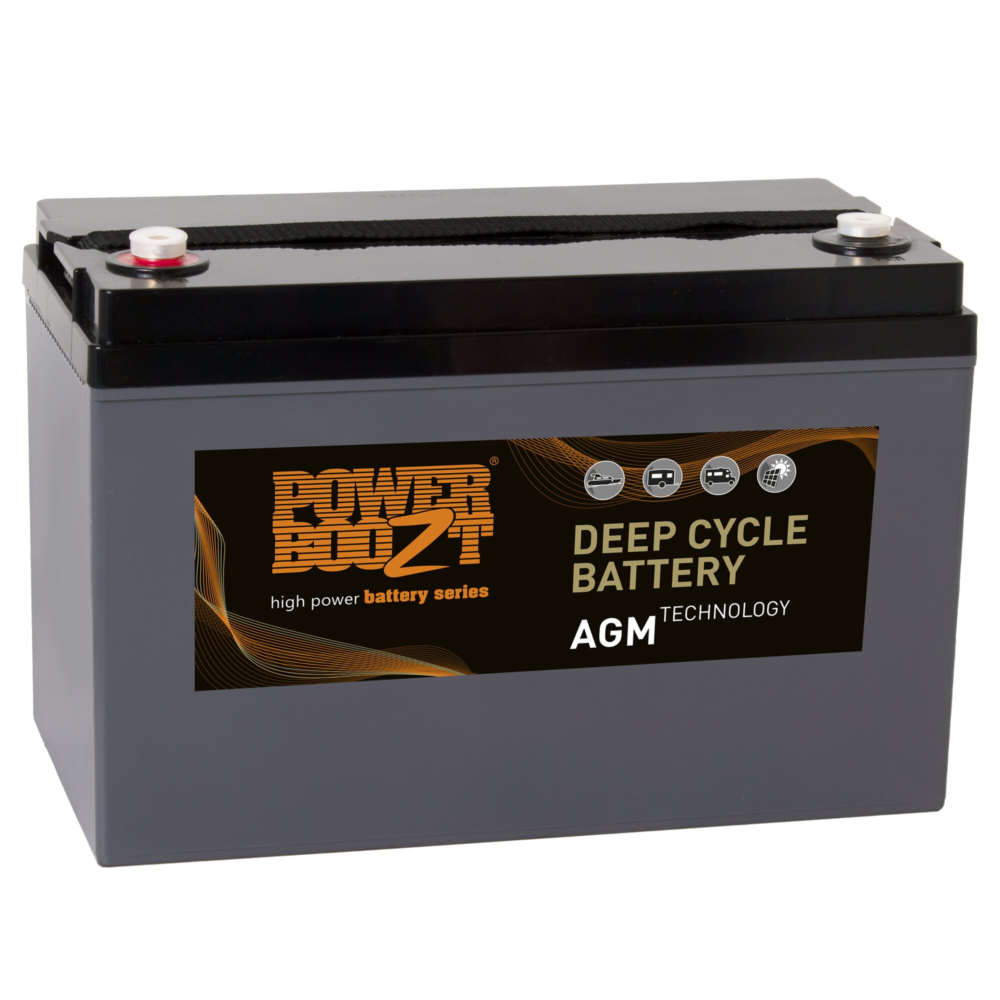 PowerBoozt Batterie AGM DC 110Ah