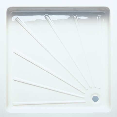 Lilie Duschwanne, weiss, 580 x 90 x 580 mm