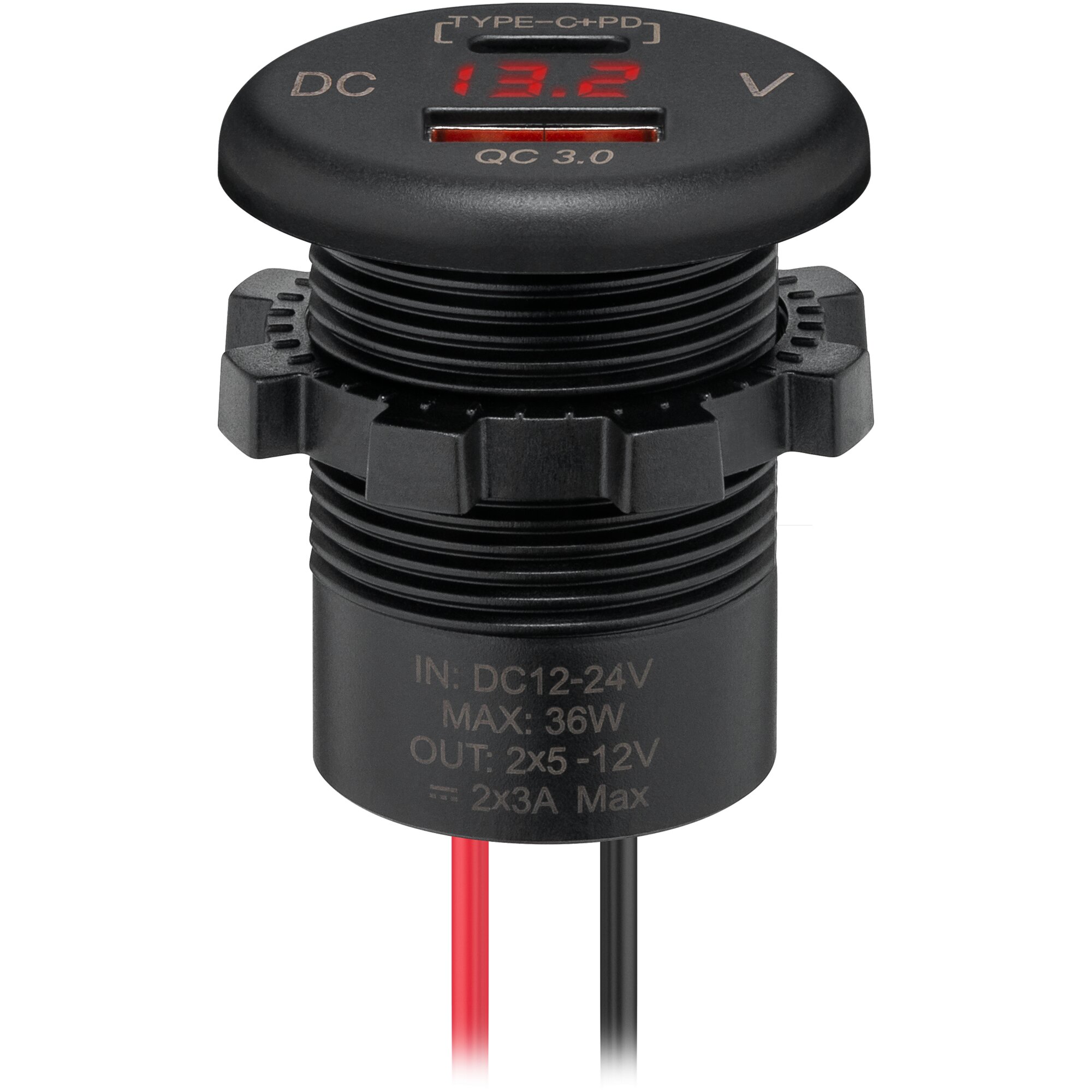 wentronic Power-USB-Steckdose