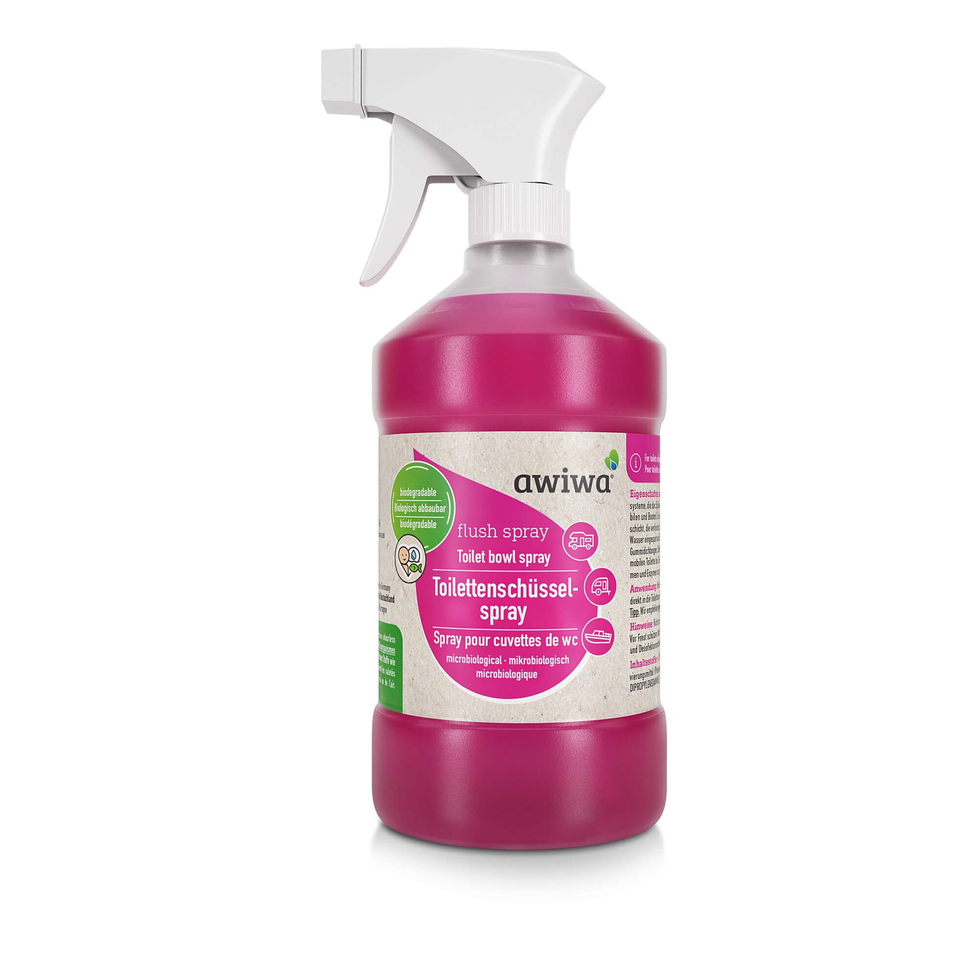 Awiwa Toilettenschüssel flush-Spray 500ml