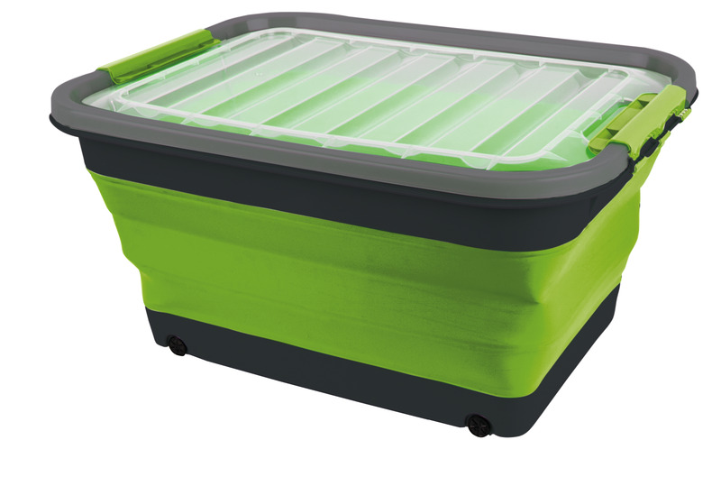 Camp4 Klappbox mit Deckel + Rollen faltbar 30l