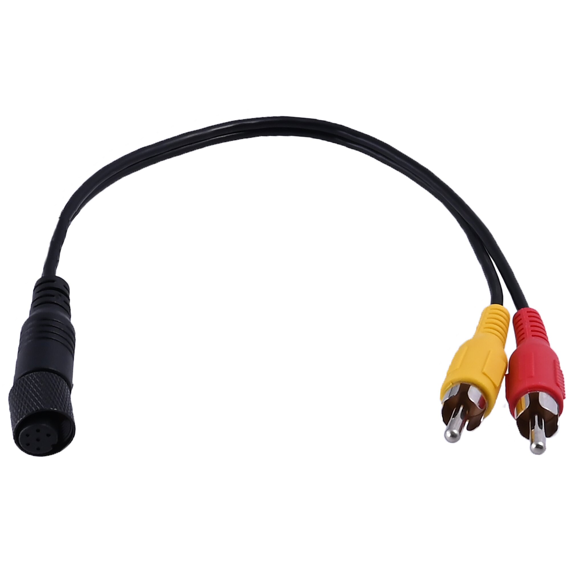 Caratec Adapter Kamera, 6-polige Buchse auf 2 Cinch-Stecker