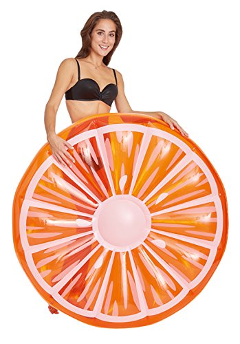 Happy People Schwimminsel Floater orange 118x23cm