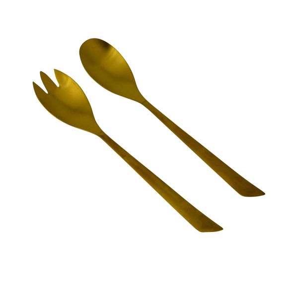 Bo-Camp Salatbesteck Elegant, gold, 2-teilig