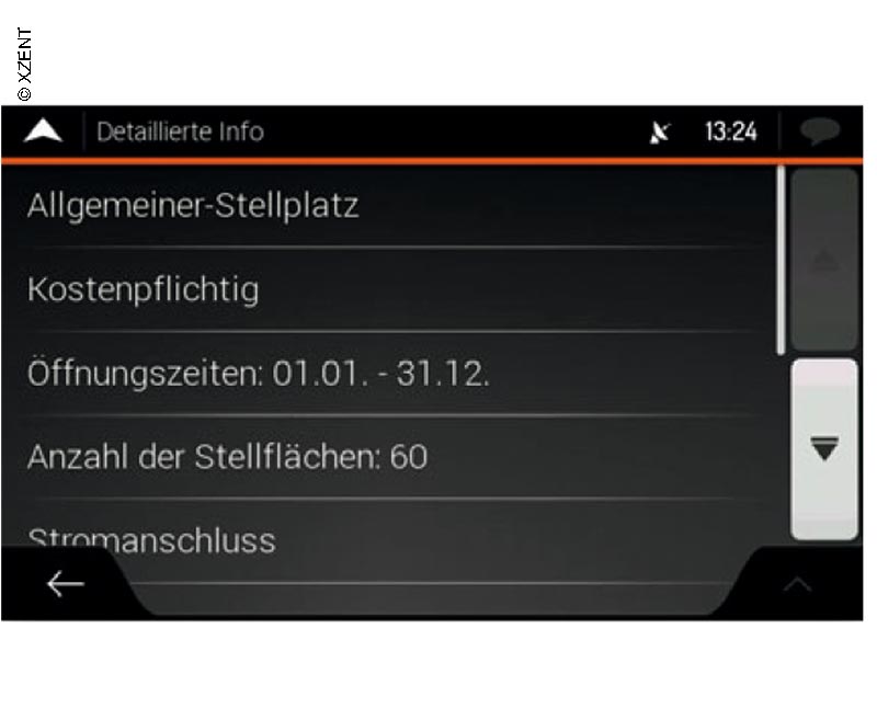 Xzent Navigationssoftware XZENT X-MAP27-MH1 für Reisemobile 1 Jahr Updates