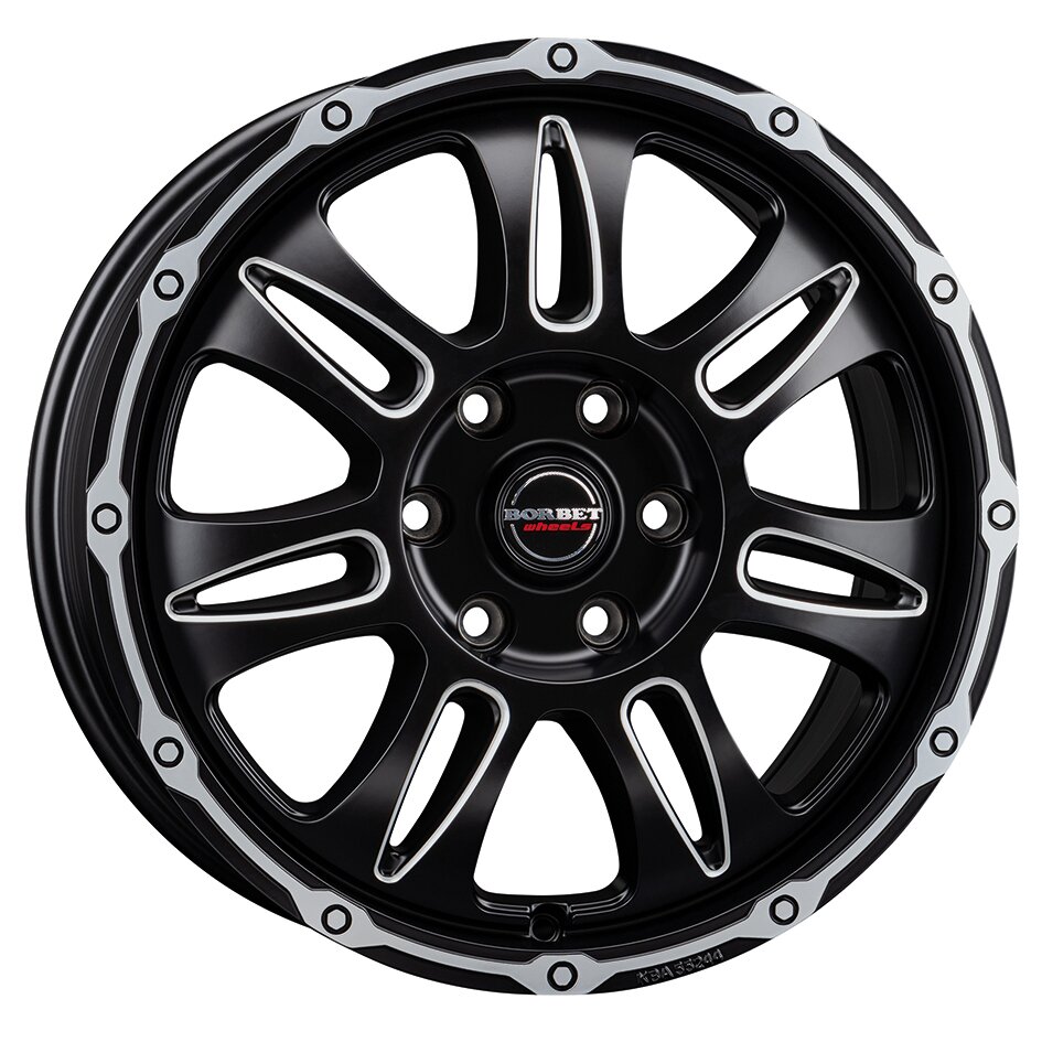 Borbet Aluminiumfelge Borbet CW8, black rim window polished matt, 18 Zoll für MB Sprint