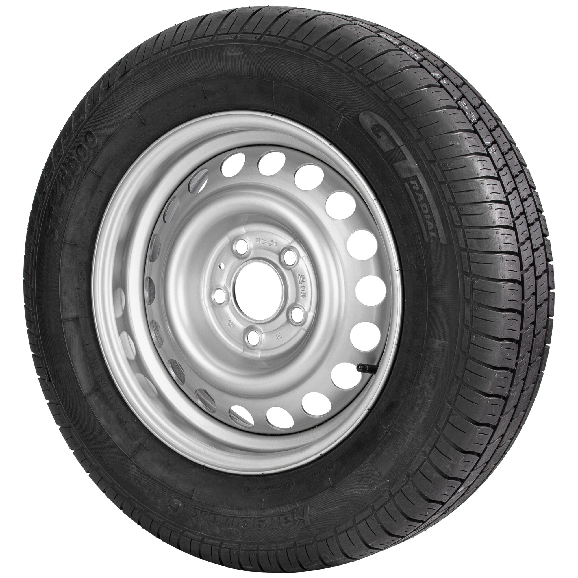 Reserverad für Wohnwagen, Mutter: o, LZ 5, 195/70 R15 C (5 ½ J x 15)