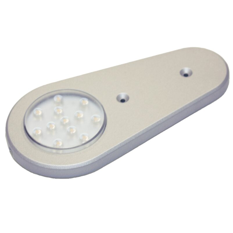 Dimatec Schrankleuchte, silber, IP 20, warm weiss, 12 V/1,8 W, 140 Lm