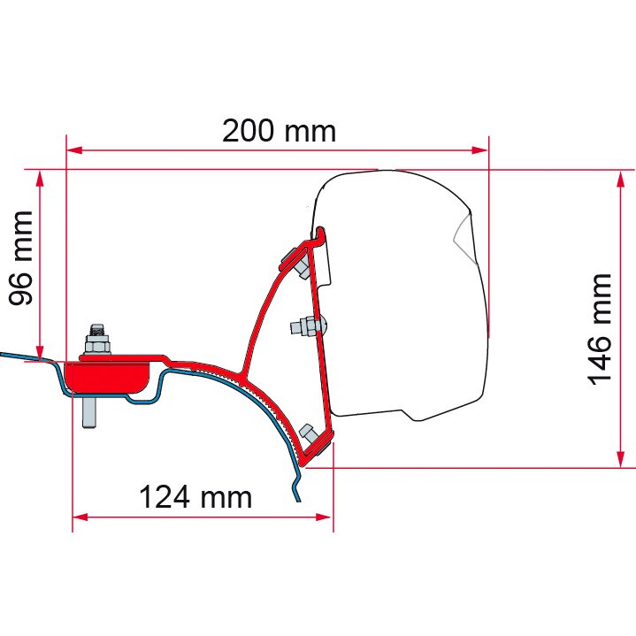Fiamma Adapterkit FIAMMA F43 van für