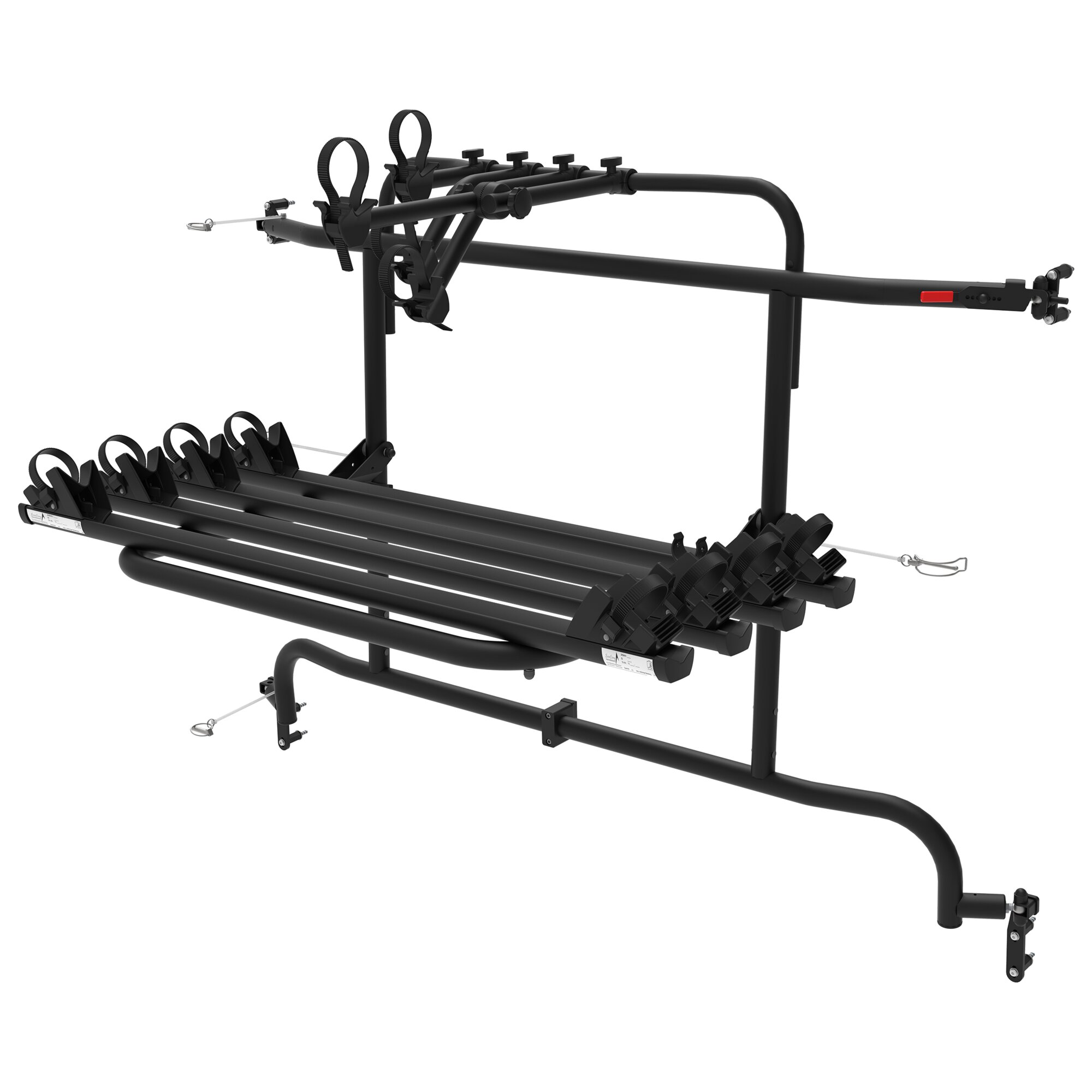 EuroCarry Scharnier-Fahrradträger VW Crafter Gen. 1, MB Sprinter W906/W907/W910, 4