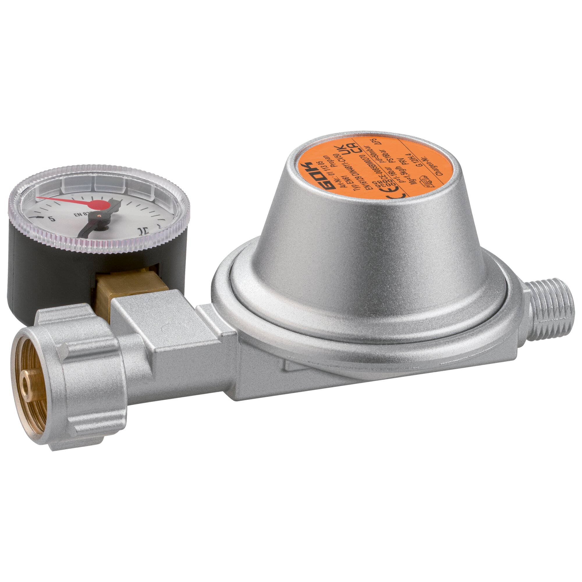 GOK Niederdruckregler Caramatic BasicOne 1,5 kg/h, Komb.W x G1/4LH-KN PRV Man.